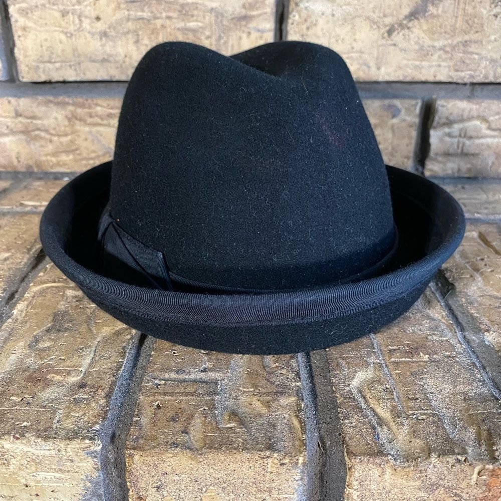 100% wool fedora hat